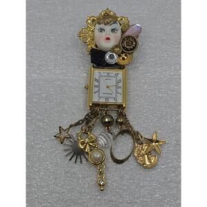 Vintage Rumours Unique Brooch Pendant Watch Lapel Pin Face Hanging Charms